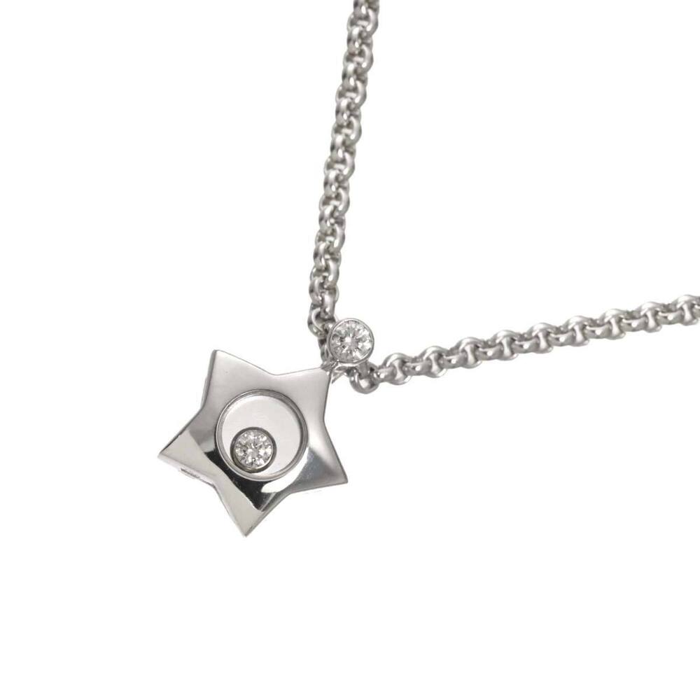 CHOPARD 18k Silver Diamond Necklace